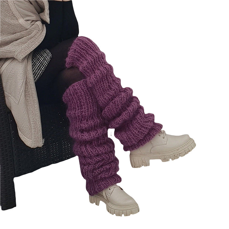 Mohair Long Pile Pile Socks Women Fashion Casual Knit Socks