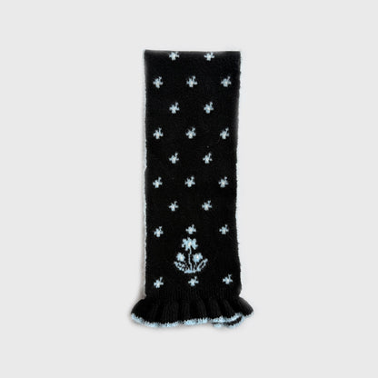 Cartoon Deer Knit Scarf Warm Acrylic Long Winter Scarf