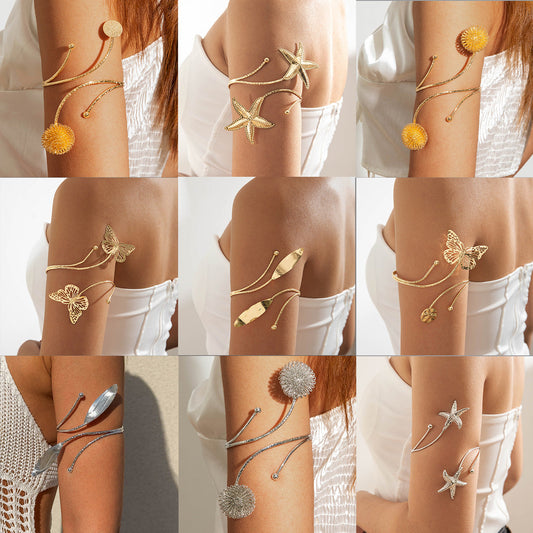 Starfish Open-Cuff Bracelet Chic Minimalist Design