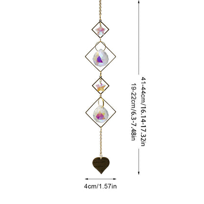 Sun Star Colorful Hanging Crystal Decoration