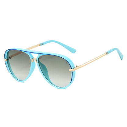 Trendy Oversized Sunglasses Retro Frog Eyewear