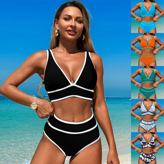 Trendy Women'S Colorful Bikini Swimwear