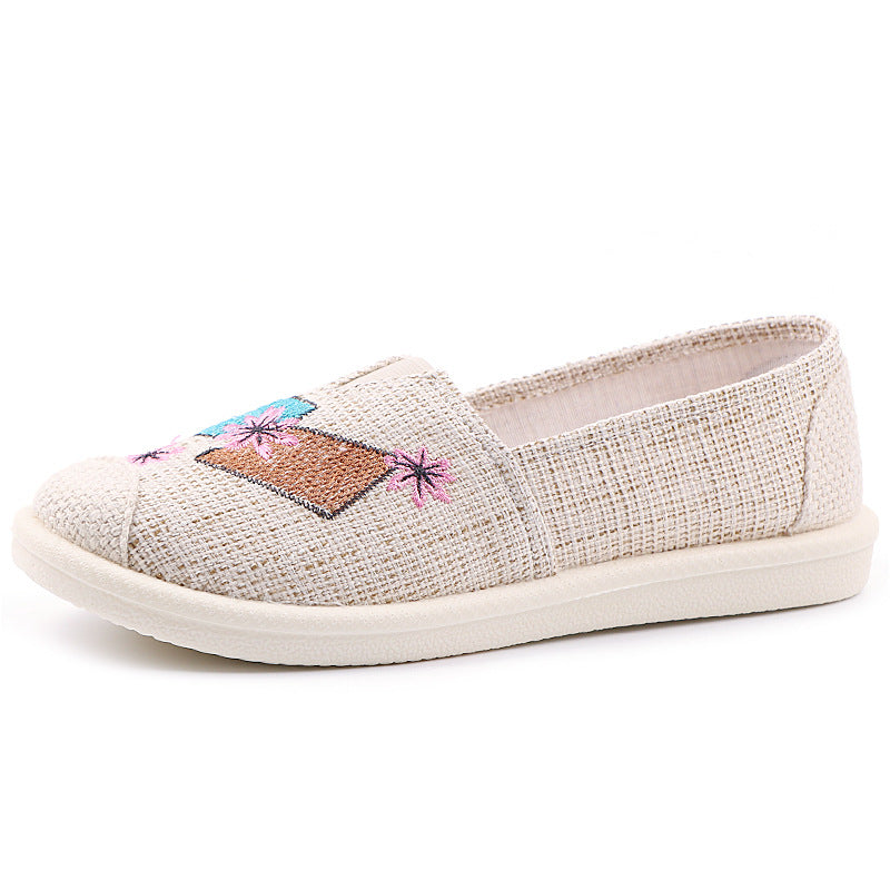 Women'S Canvas Shoes Breathable And Lightweight New Old Cloth Shoes