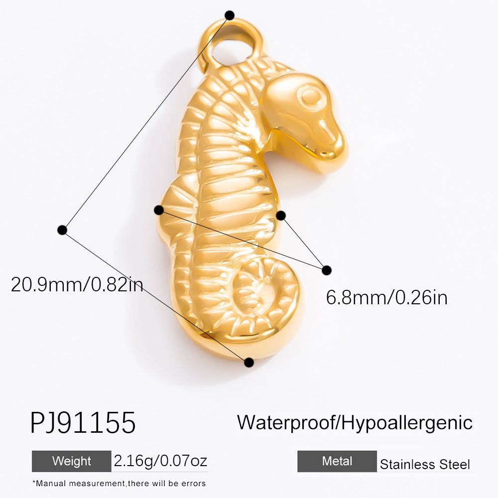 DIY Starfish Pendant Bracelet Necklace Stainless Steel Jewelry Accessories