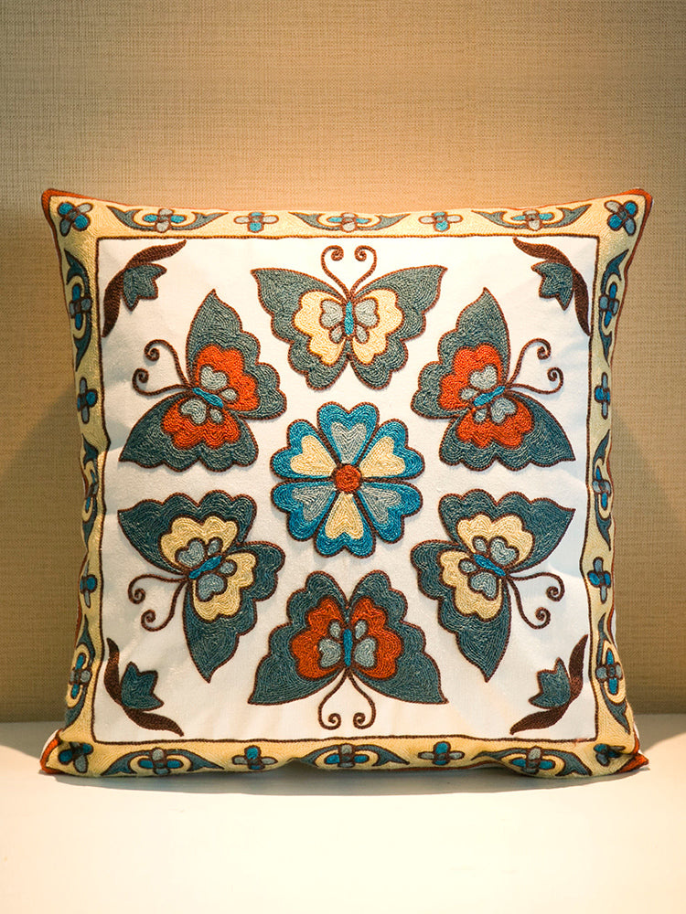 Ethnic Style Embroidered Throw Pillows Sofa Cushions  Cushions Pillow Covers, No Core
