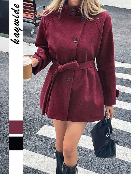 Elegant Casual Long Sleeve Sweater Coat for Women
