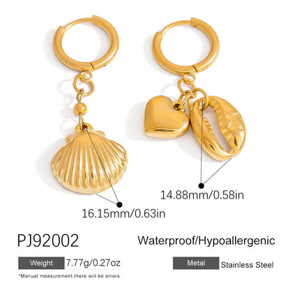 Stainless Steel Bikini Buckle Pendant for Beach Vacations