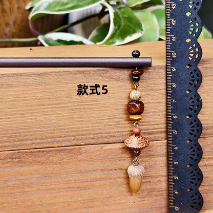 Vintage Floral Alloy Hair Stick Bohemian Headpiece