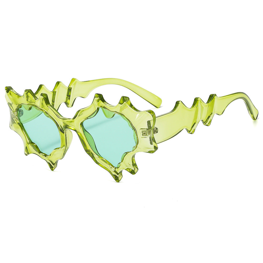 Y2K Futuristic Irregular Sunglasses Unisex Punk Hip Hop Style