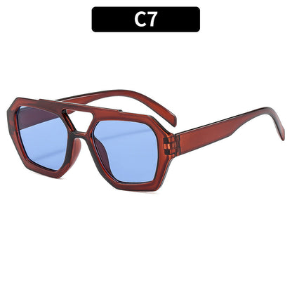 Trendy Pilot Sunglasses with UV400 Protection