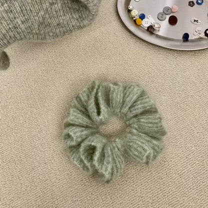 High-Quality Alpaca Wool Soft Hair Ties Oversized Hair Accessories