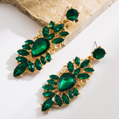 Vintage Water Drop Statement Earrings for Women