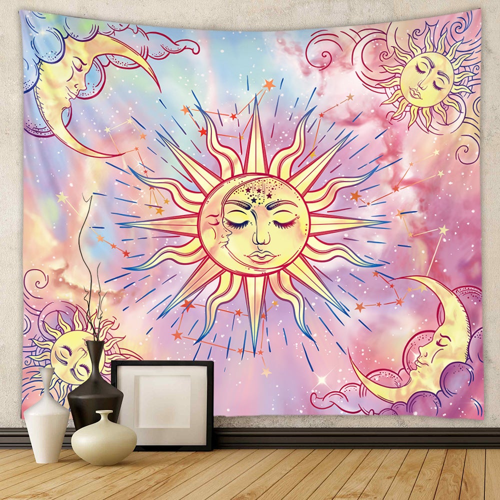 Bohemian Tapestry Room Decoration Hanging Cloth Datura Decorative Cloth Tapestry