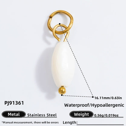 Handmade Stainless Steel 18K Gold Plated Earrings and Necklace Set