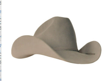 Trendy Wool Felt Cowboy Hat for Men