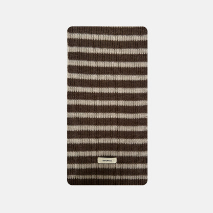 Soft Striped Warm Winter Wool Scarf