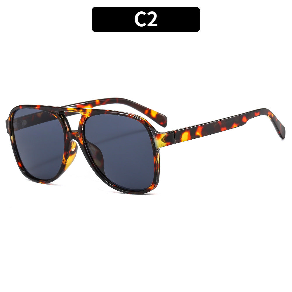 Trendy Retro Square Sunglasses with UV400 Protection