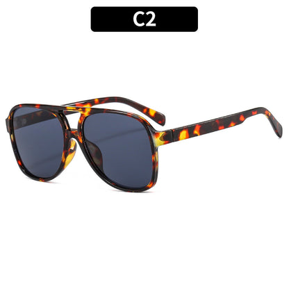 Trendy Retro Square Sunglasses with UV400 Protection