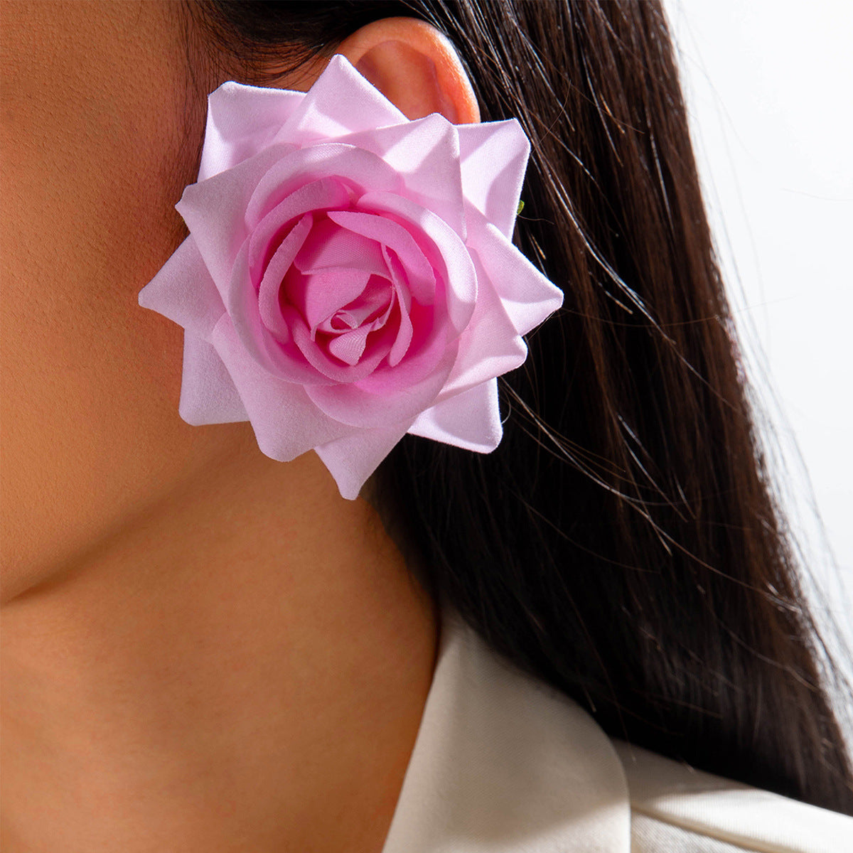 Floral Tassel Drop Earrings Elegant Gift For Women