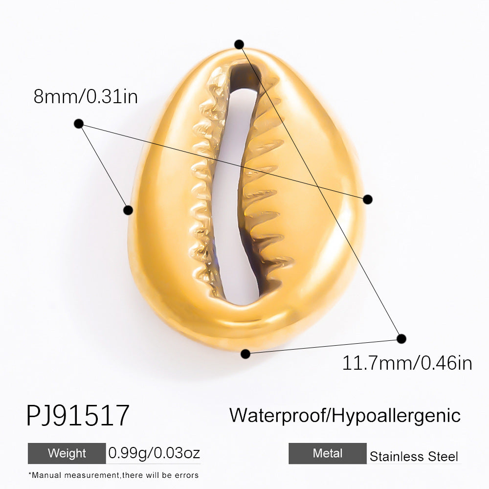 Fashionable DIY Jewelry Pendant Necklace Stainless Steel 18K Gold Plated