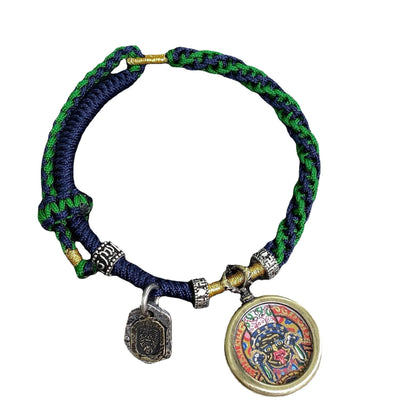 Tibetan Ethnic Zakiram Bracelet Hand-Woven Rope Bracelet