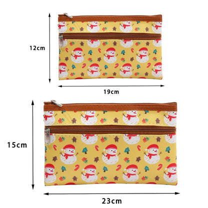 Simple Portable Christmas PU Storage Bag