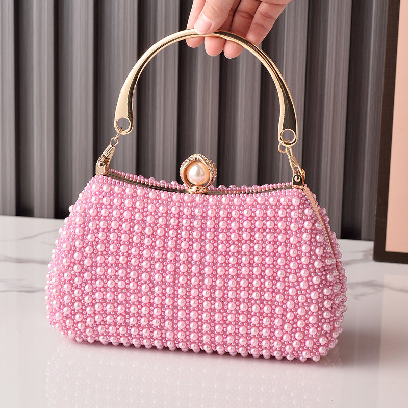 Elegant Pearl Evening Clutch Bag for Parties