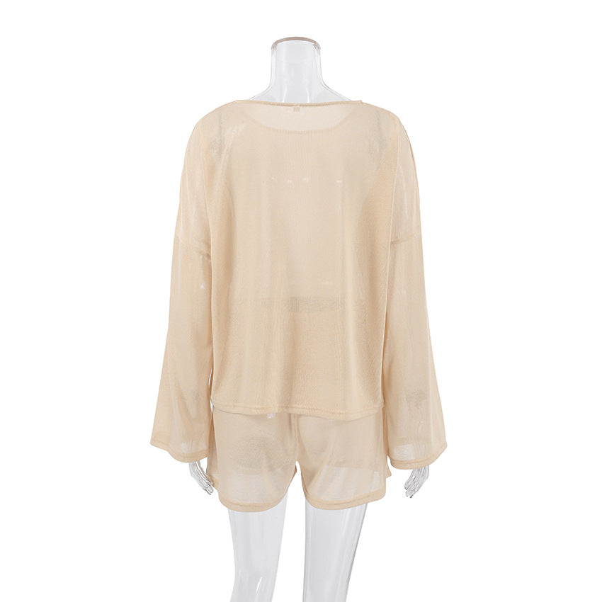 Simple Loose Casual Homewear Sets