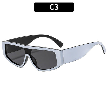 Stylish Oversized Retro Sunglasses with UV Protection