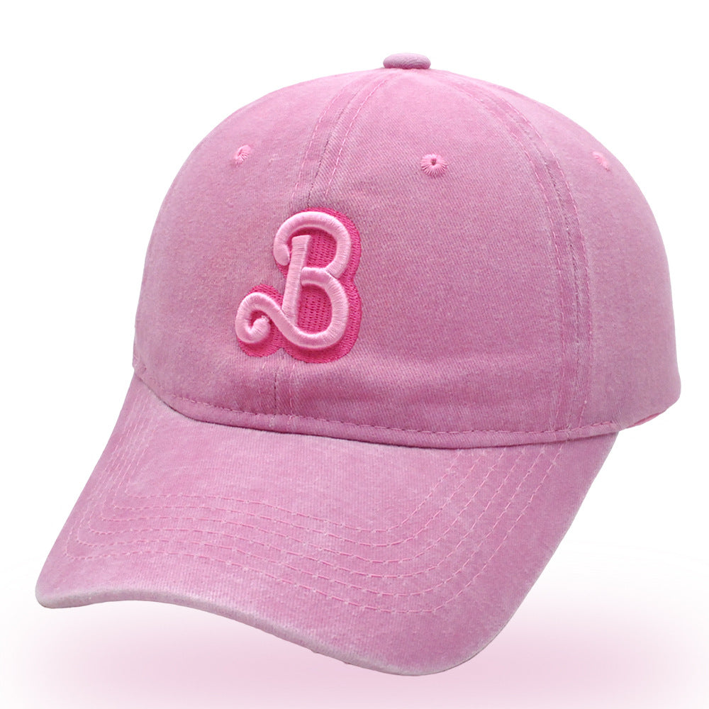 Washed Embroidered Casual Baseball Caps