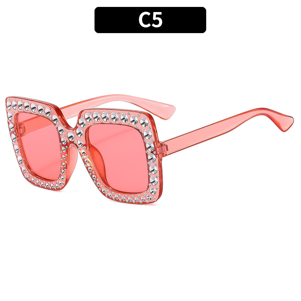 Bling Round Sunglasses for Kids Stylish UV400 Beach Sunglasses