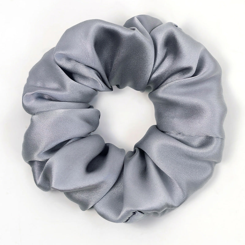 Soft Solid Color Satin Scrunchies Hair Tie