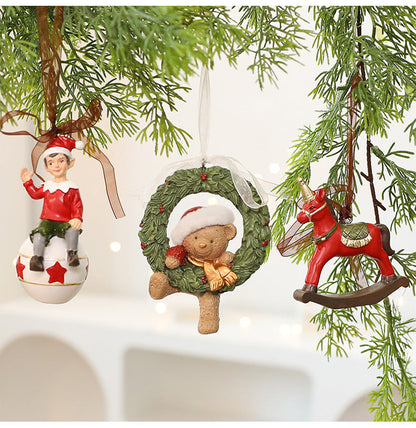 Colorful Christmas Tree Hanging Ornament
