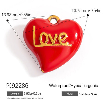 Stainless Steel DIY Jewelry Accessories Cute Charm Pendant