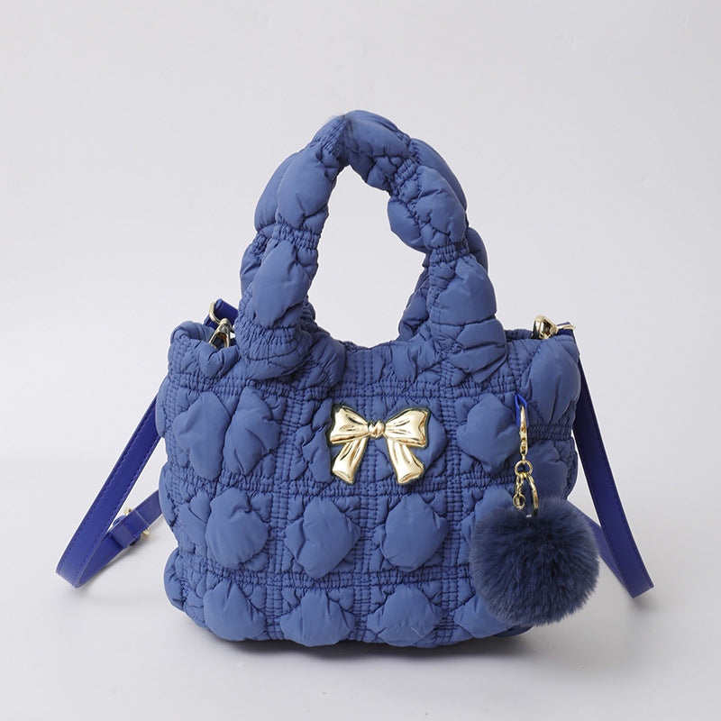 Cloud Bag Trendy Soft Nylon Handbag for Casual Wear
