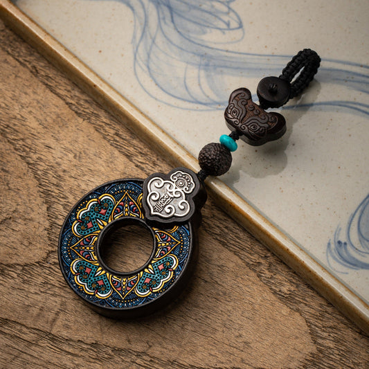 Creative Car Key Chain Pendant  Personality Custom Hand Woven Rope Chain Fashion Keychain