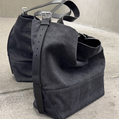 Large Capacity Canvas Tote Slouchy Shoulder bag