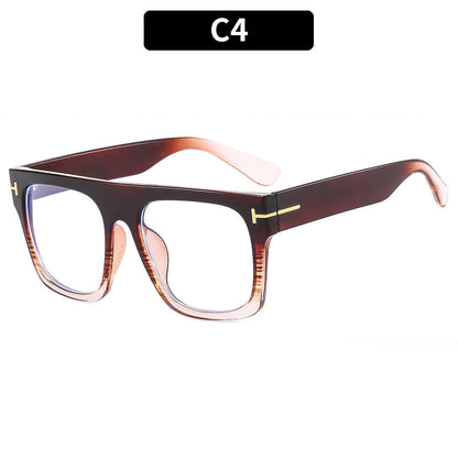 Trendy Large Frame Anti-Blue Light Glasses for Men and Women