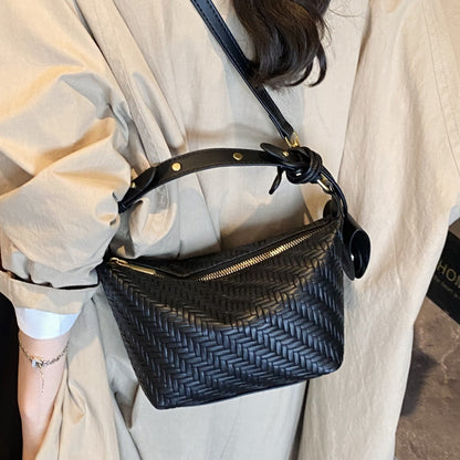 Vintage-Inspired Large Capacity Woven Tote Bag for Women