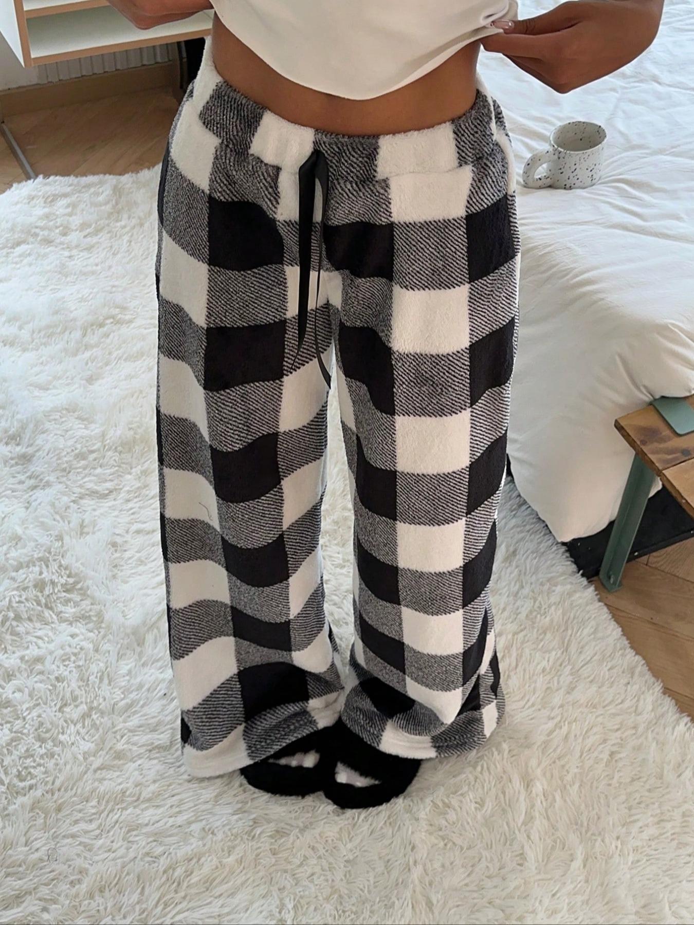 Casual Leopard Print Elastic Waist Wide Leg Pants