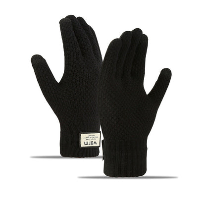 Men's Touch Screen Knitted Gloves Warm Windproof Winter Accessories