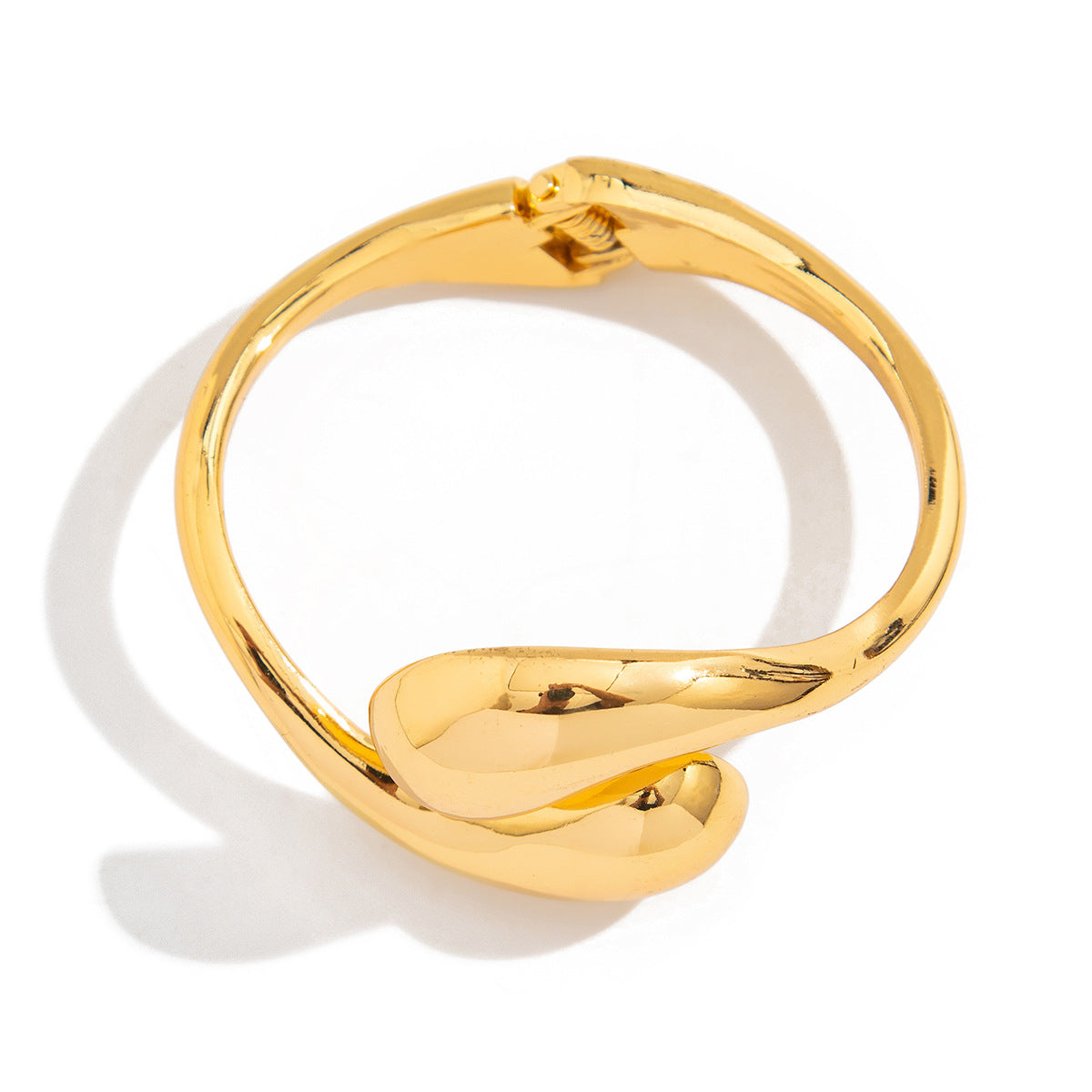 Futuristic Metal Shine Bracelet Trendy Geometric Jewelry