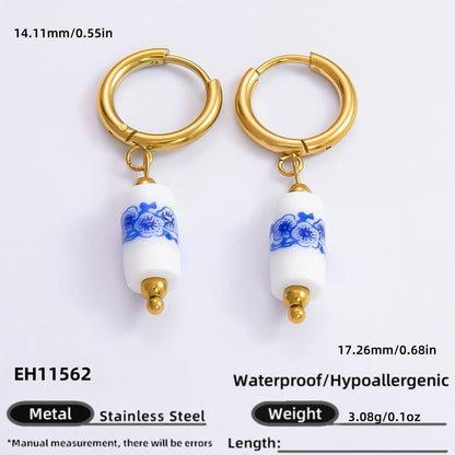 Handmade DIY Blue Starfish Pendant Necklace Fashionable Jewelry