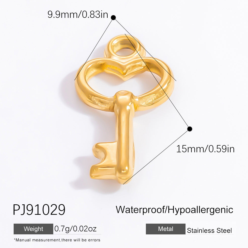 Butterfly Pendant Necklace Elegant Stainless Steel
