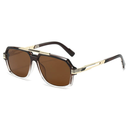 Retro Square Sunglasses Unisex Fashion UV400 Protection