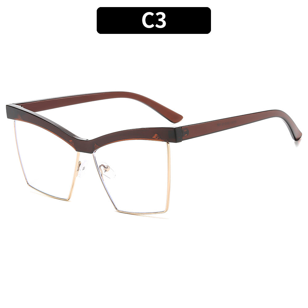 Fashionable Blue Light Blocking Rectangle Glasses for Adults