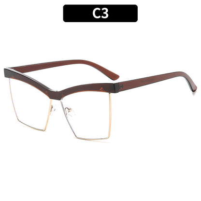 Fashionable Blue Light Blocking Rectangle Glasses for Adults