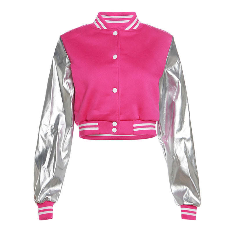 Fashion Embroidered Slim Fit Baseball Jacket