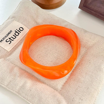 Candy Color Irregular Acrylic Bracelets