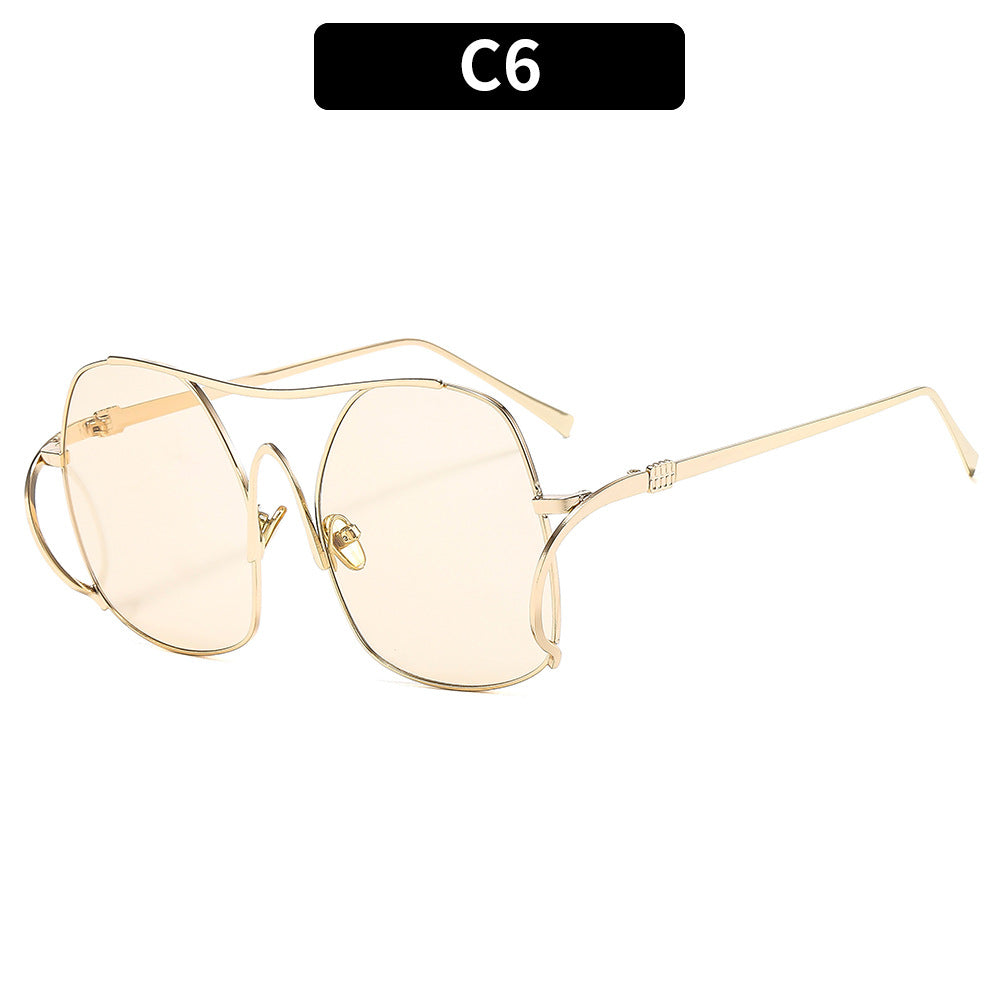 Fashionable Oversized UV400 Sunglasses for Men and Women